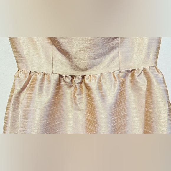 Alfred Sung Excellent US 6 Champagne Gown Formal Dress A-line Wedding Bridesmaid - Picture 2 of 12